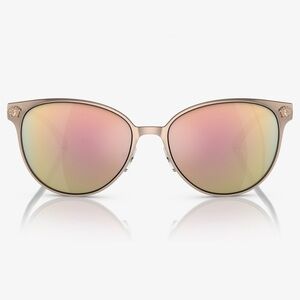 Versace Women's Rose Gold Sunglasses with Case and Box Beautiful Condition